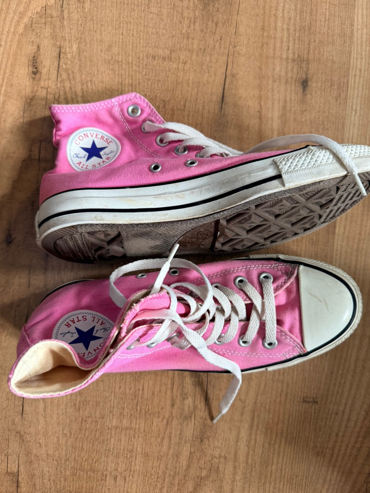 Roze halfhoge All Stars maat 40, Ophalen of Verzenden, Sneakers of Gympen, Roze, Gedragen