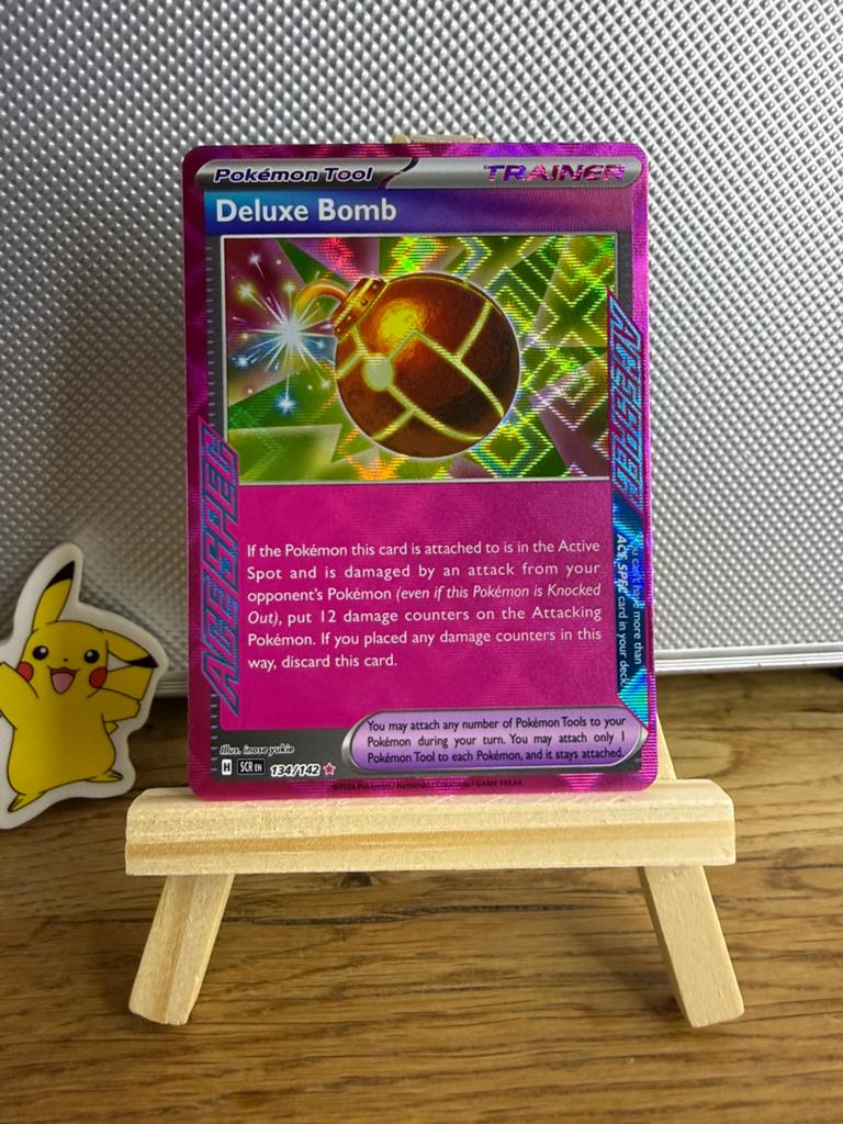 Deluxe Bomb ACE SPEC Rare SV07: Stellar Crown #134/142 NM, Ophalen of Verzenden, Nieuw