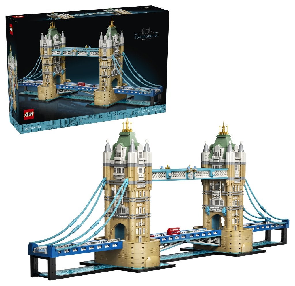 LEGO 21067 Architecture Tower Bridge 3745 delig, Lego, Nieuw, Architecture, Ophalen of Verzenden