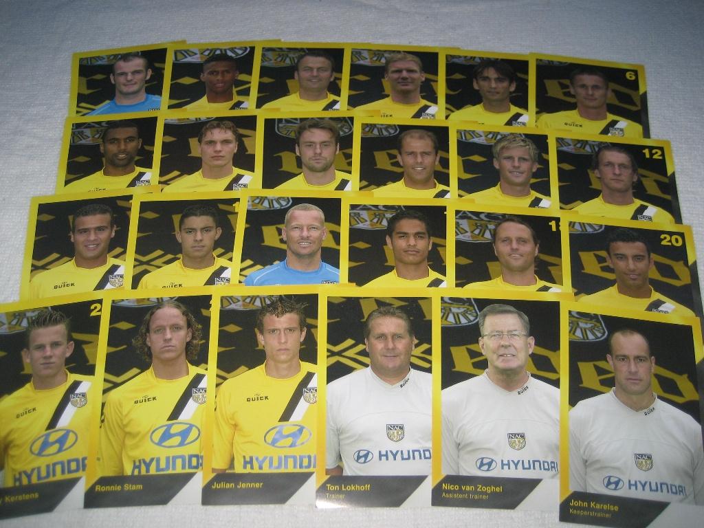 Complete fotoset NAC 2004-2005, Ophalen of Verzenden, Nieuw, NAC Breda, Spelerskaart