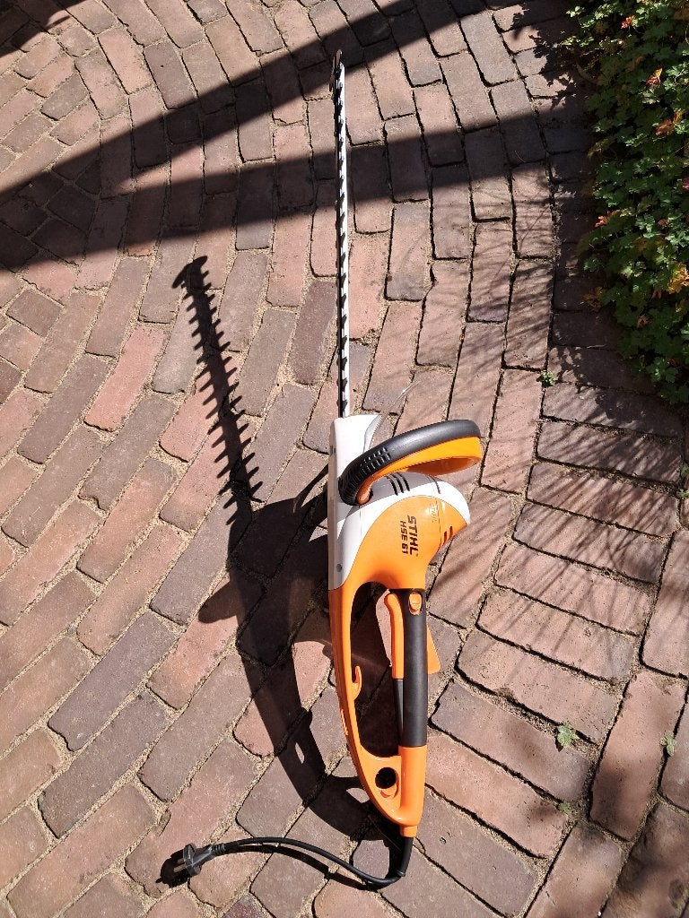 Stihl HSE 61 heggenschaar (zaagbladlengte 50 cm), Ophalen, Zo goed als nieuw, Elektrisch, Stihl