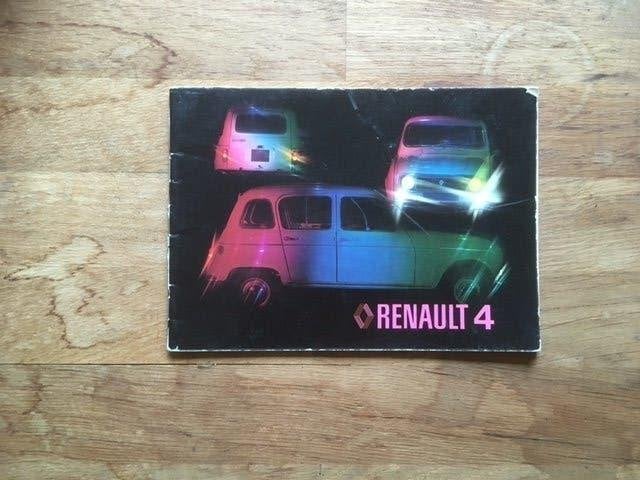 Renault 4       Instructieboekje          1977            NL, Ophalen of Verzenden