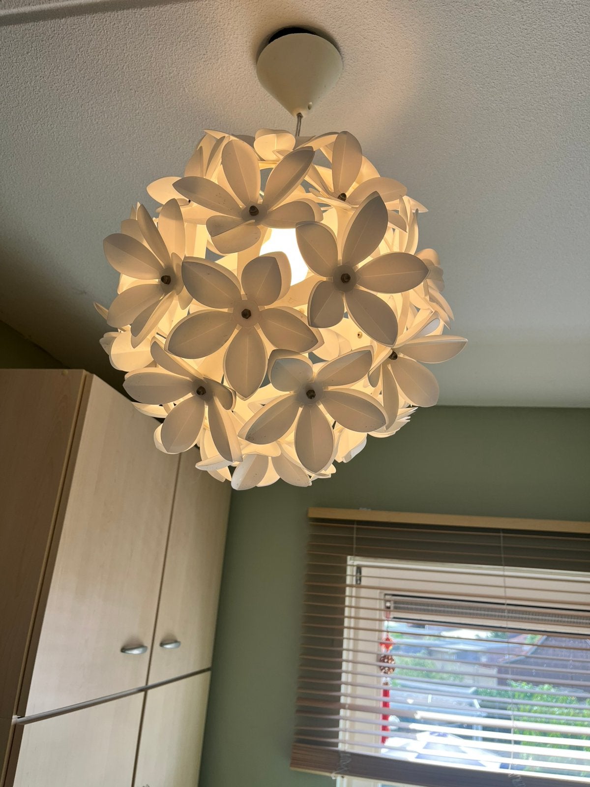 Bloemenlamp, Ophalen, Zo goed als nieuw