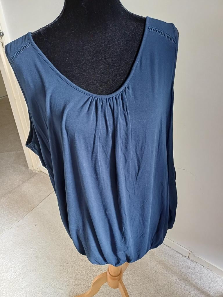 Top van Zhenzi xxl (maat 58 volgens tabel)donkerblauw, Kleding | Dames, Grote Maten, Zhenzi, Blauw, Zo goed als nieuw, Shirt of Top
