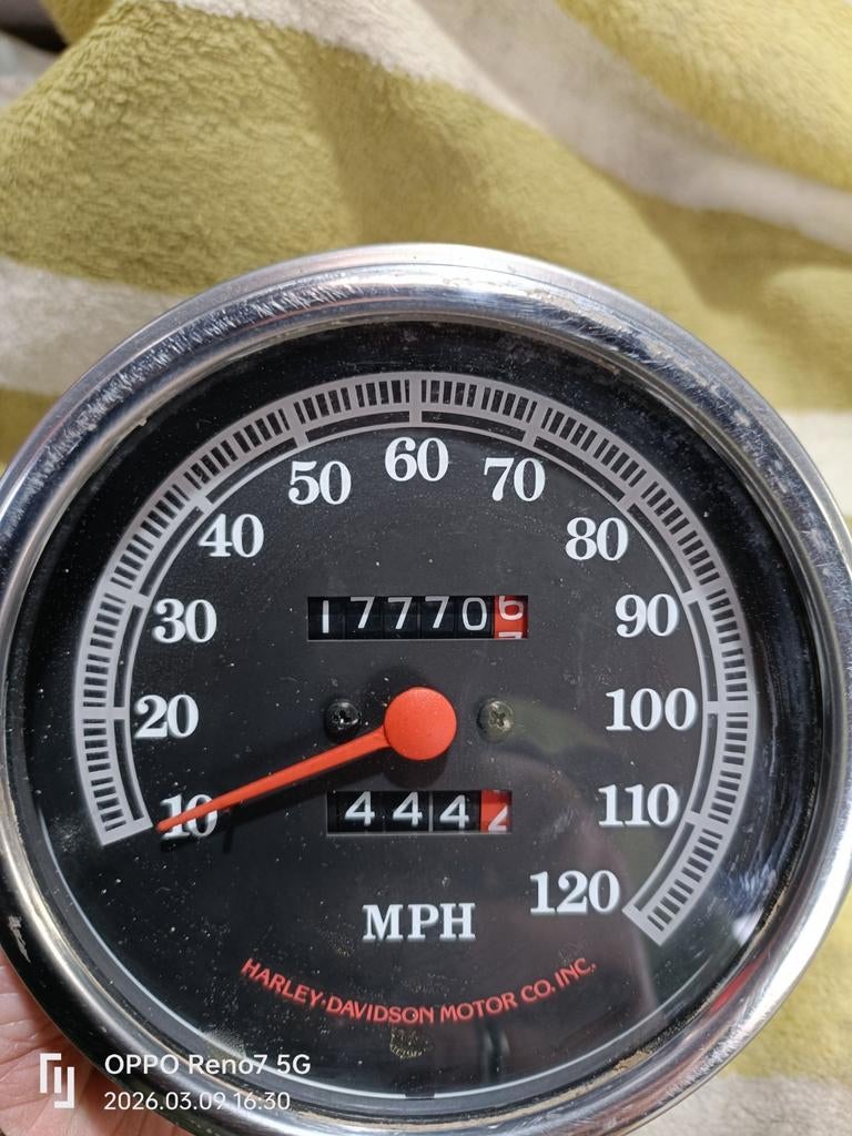 Meter+teller van Harley, Motoren, Onderdelen | Harley-Davidson, Ophalen of Verzenden