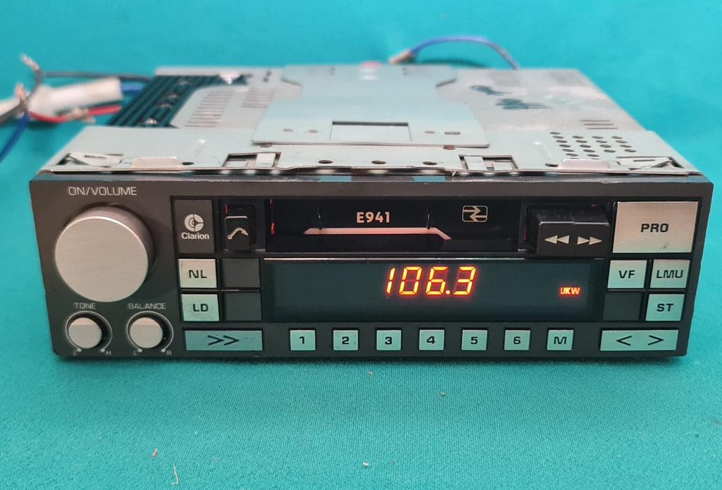 Clarion e941 casssette receiver, Ophalen of Verzenden, Zo goed als nieuw