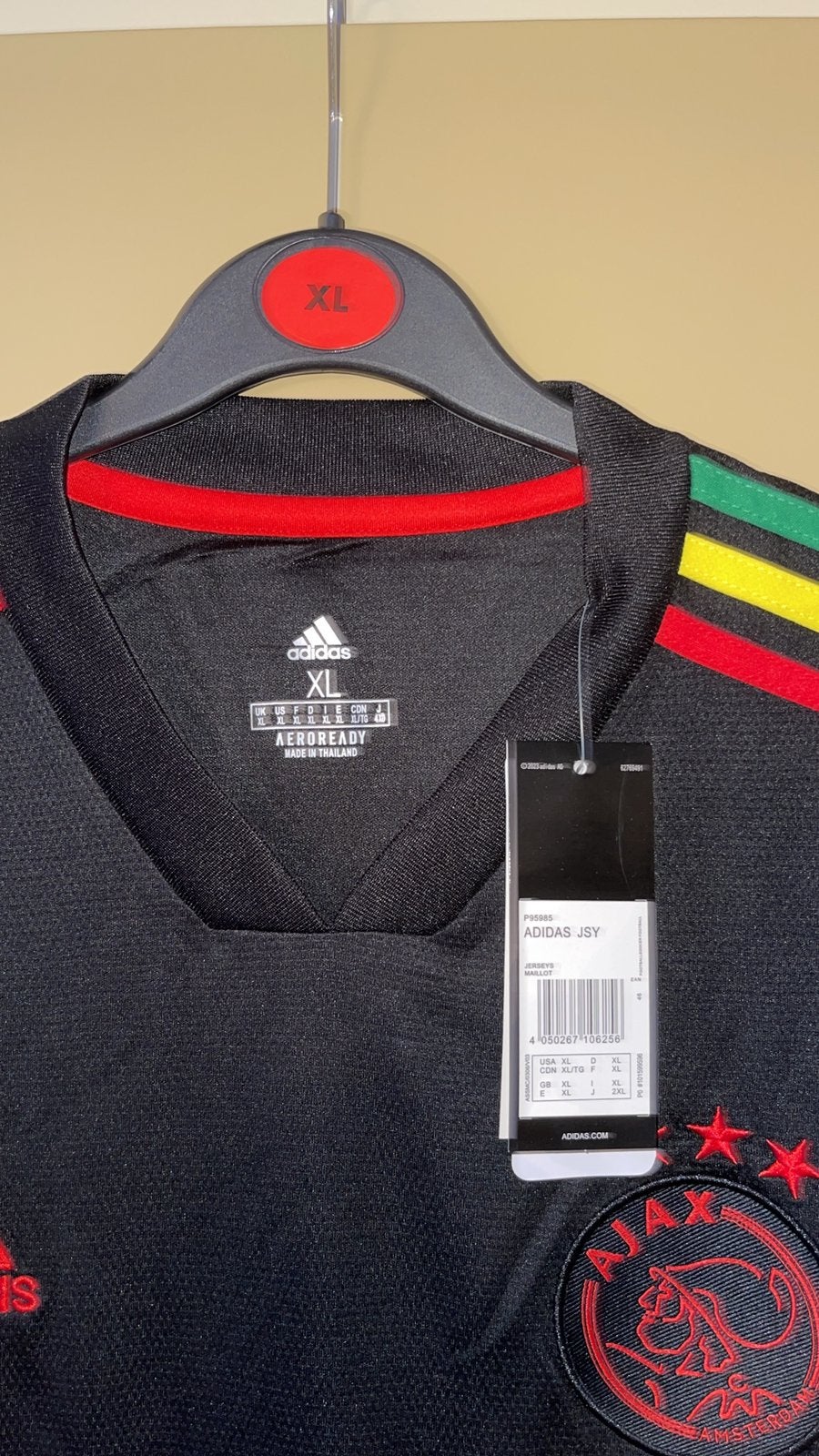 Ajax Bob Marley Champions League shirt maat XL, Ophalen of Verzenden, Nieuw