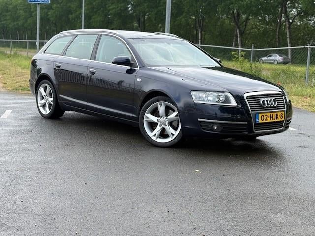 Audi A6 2.0 TFSi 2009 Avant STOELVERW | NAP, APK 5-'27, Auto's, Stof, 1984 cc, Blauw, Origineel Nederlands
