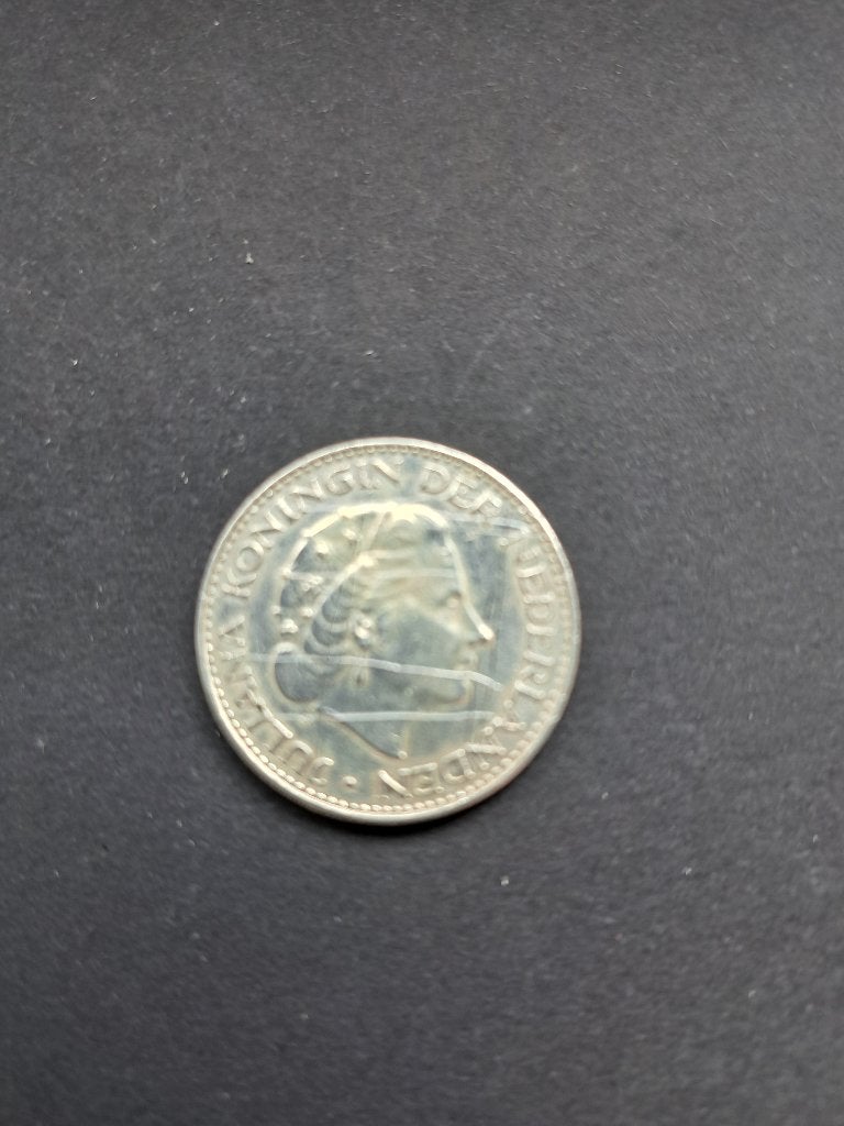 Gulden 1967  Juliana zilver, Ophalen of Verzenden, Koningin Juliana, 1 gulden, Zilver