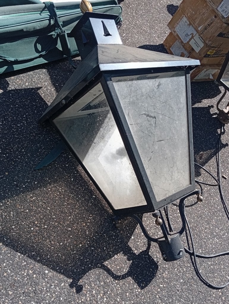 Lantaarn, Tuin en Terras, Ophalen, Gebruikt, Staande lamp, Netvoeding