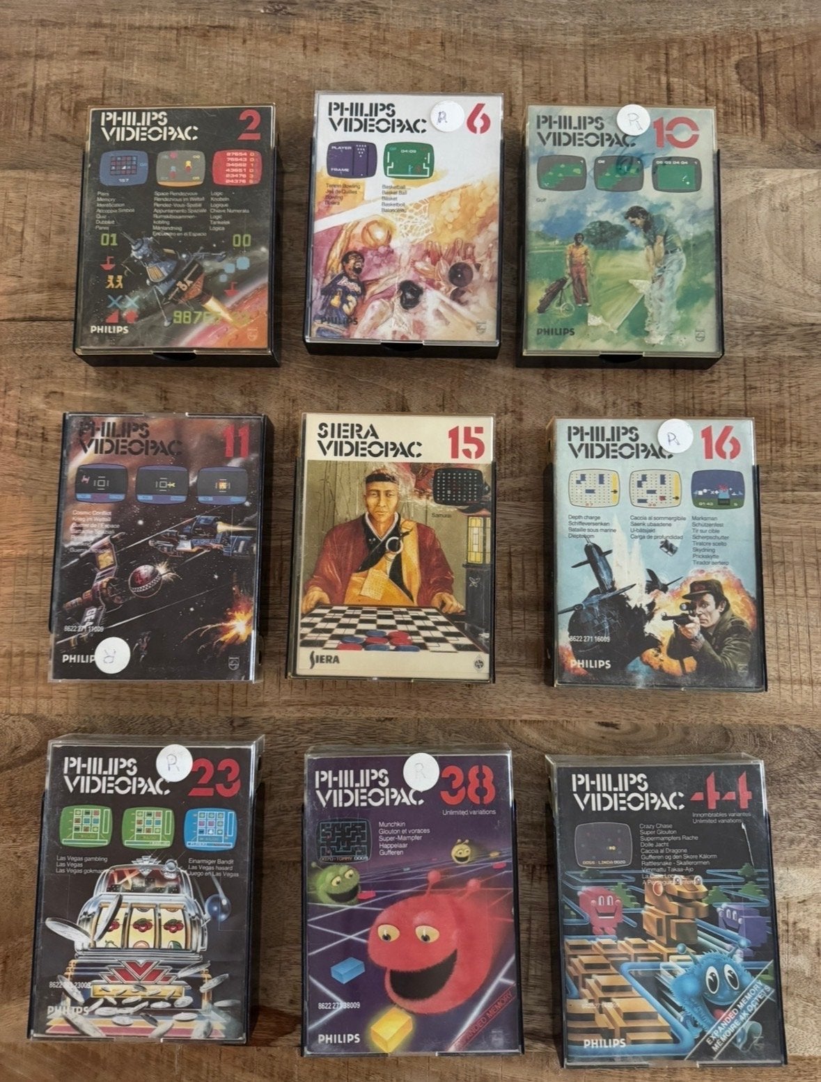Philips Videopac Spellen en Accessoires - Vintage Collectie, Spelcomputers en Games, Ophalen of Verzenden, Gebruikt