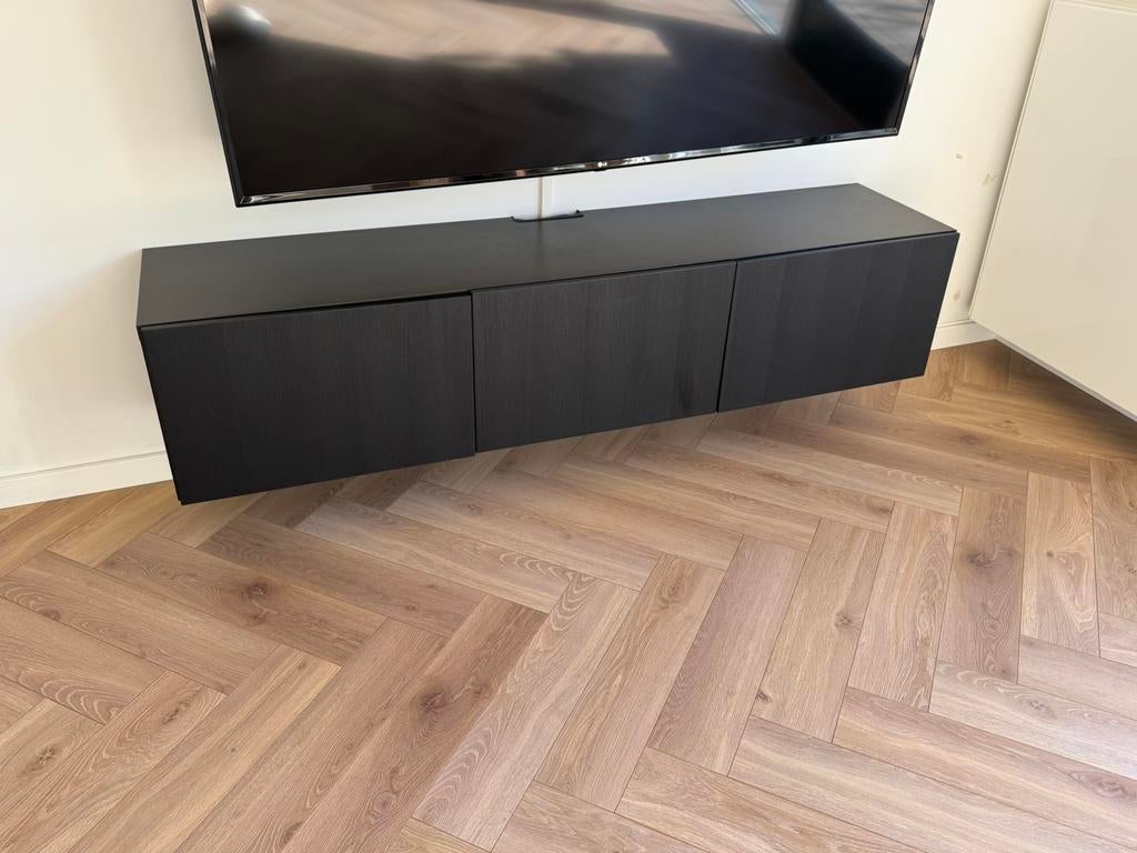 Besta TV Meubel Ikea, Ophalen, Zo goed als nieuw, Minder dan 150 cm, Minder dan 100 cm