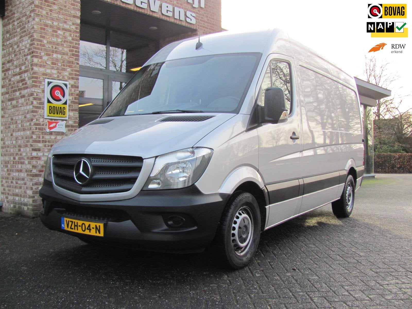 Mercedes-Benz Sprinter 211 313 2.2 CDI 366 L2H2 Airco Trekha, Auto's, Bestelauto's, Gebruikt, Zwart, 4 cilinders, 2800 kg