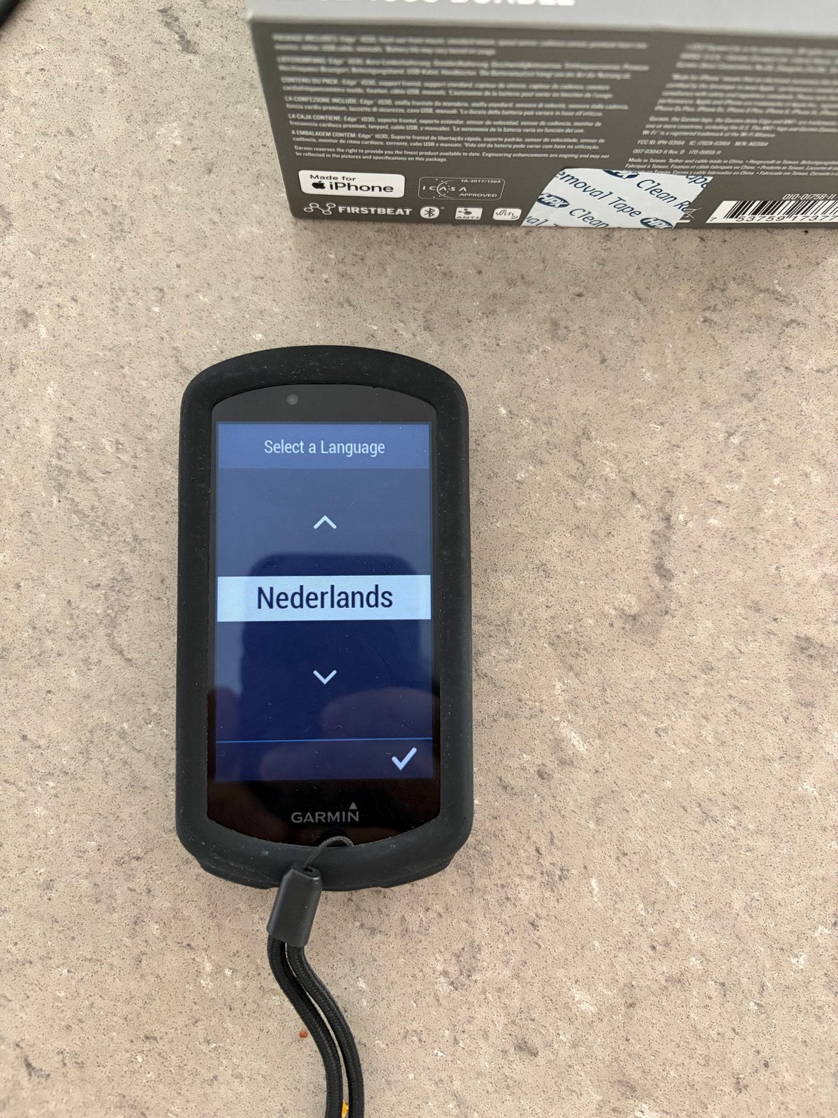 Garmin Edge 1030 fietscomputer, Fietsen en Brommers, Fietsaccessoires | Fietscomputers, Ophalen of Verzenden, Cadanssensor, Zo goed als nieuw