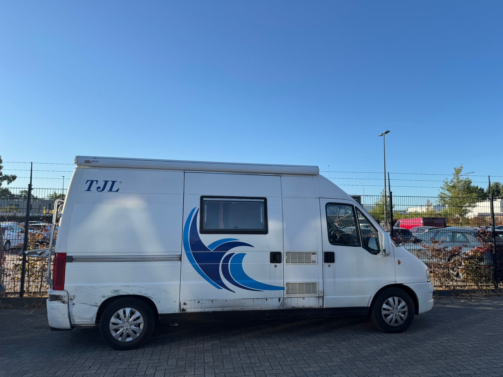 Fiat Buscamper 2006 ( plaat schade) 235.000 dkm, Buscamper of Camperbus, Fiat, Bedrijf, Tot en met 3