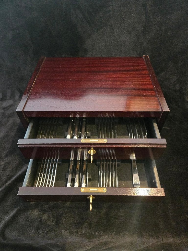 Robbe & Berking Art Deco zwaar verzilverde bestekset 42-dlg, Ophalen of Verzenden