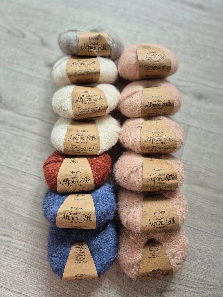 Drops Brushed Alpaca garen - 13 stuks, Ophalen of Verzenden, Nieuw, Breien of Haken, Wol of Garen