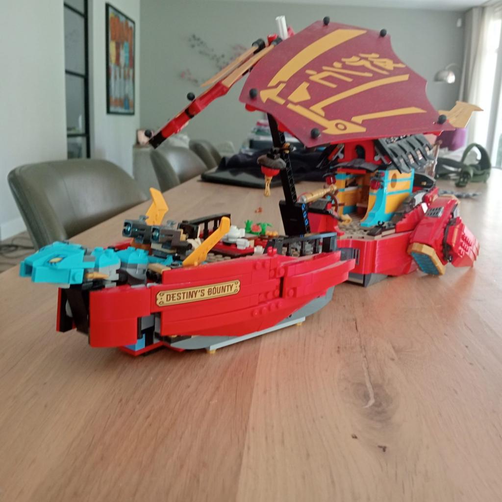 LEGO Ninjago Destiny's Bounty (71797) met extra minifiguren, Inclusief minifiguren, Gebruikt, Lego, Ophalen of Verzenden