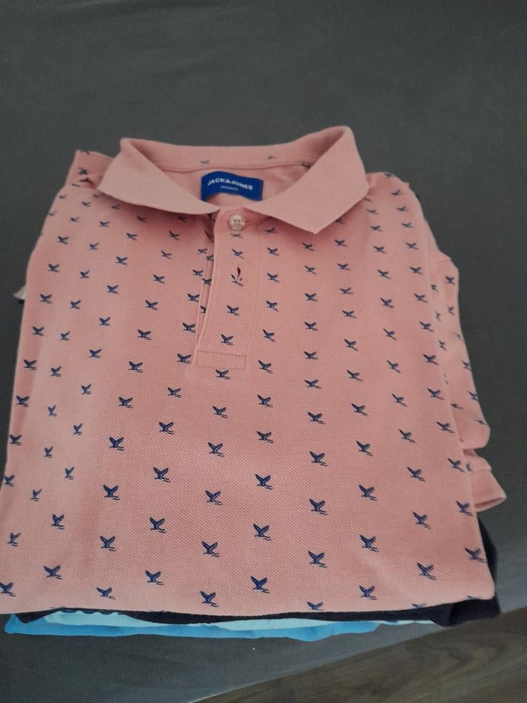 Partij mooie Heren zomer kleding maat L/El, Ophalen, Jongen, Shirt of Longsleeve