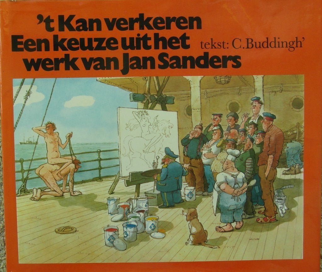 't Kan verkeren Een keuze uit het werk van Jan Sanders, Gelezen, Cartoons, C. Buddingh, Ophalen of Verzenden