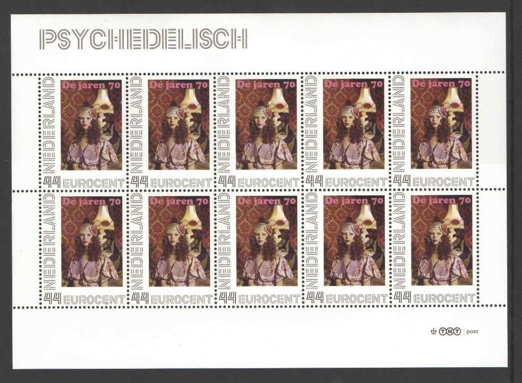Nostalgie op Postzegels Jaren '70: Psychedelisch, Ophalen of Verzenden, Na 1940, Postfris