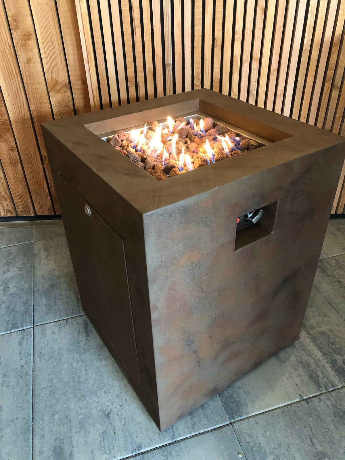 FORNO Outdoor Fire Vuurtafel vzv Beal mortex in roestlook., Ophalen, Zo goed als nieuw