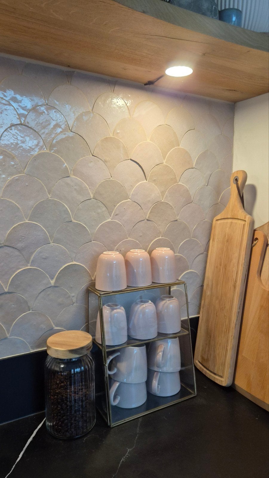 42 stuks Zellige Marokkaanse tegels - Gris Rosé, Ophalen, Minder dan 20 cm, Minder dan 5 m², Wandtegels