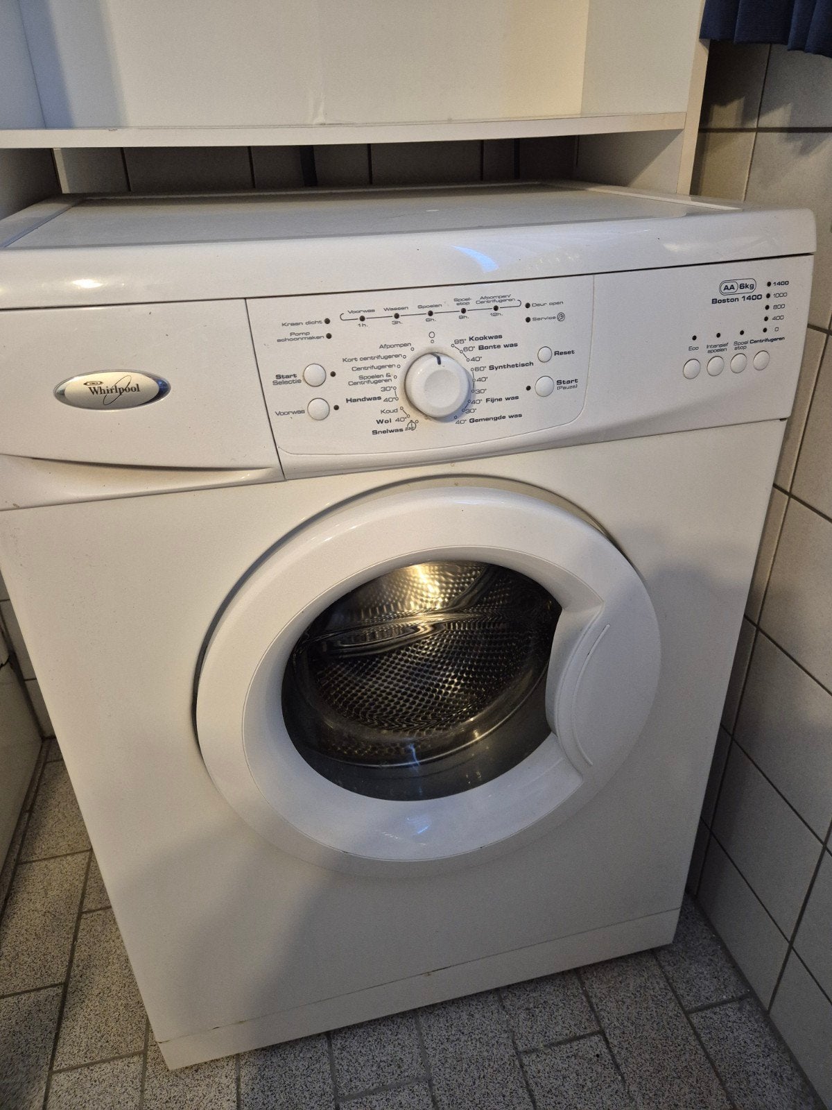 Whirlpool Boston 1400 Wasmachine - 6kg, 1400 toeren, Ophalen