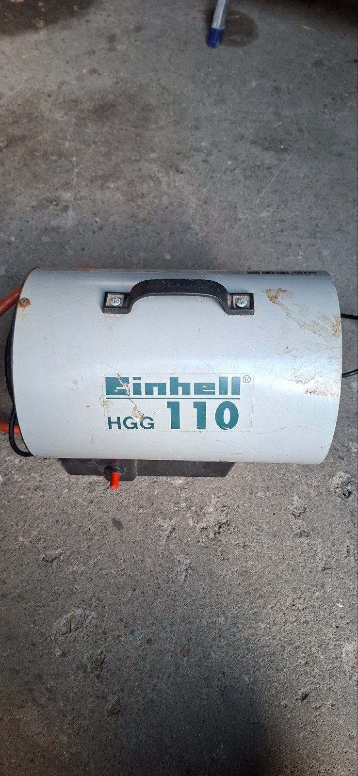 Einhell HGG 110 heteluchtkanon op gas, Doe-het-zelf en Verbouw, Ophalen, 30 tot 80 cm, Gebruikt, Kachel