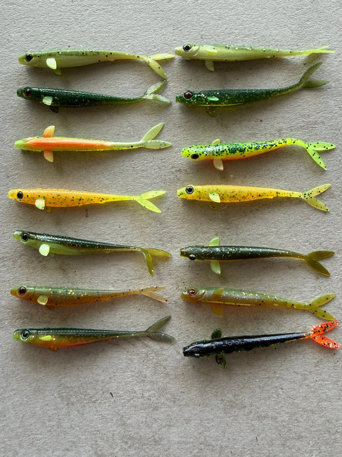 14x SPRO softbaits 7-8 cm verschillende kleuren, Ophalen of Verzenden, Nieuw, Overige typen