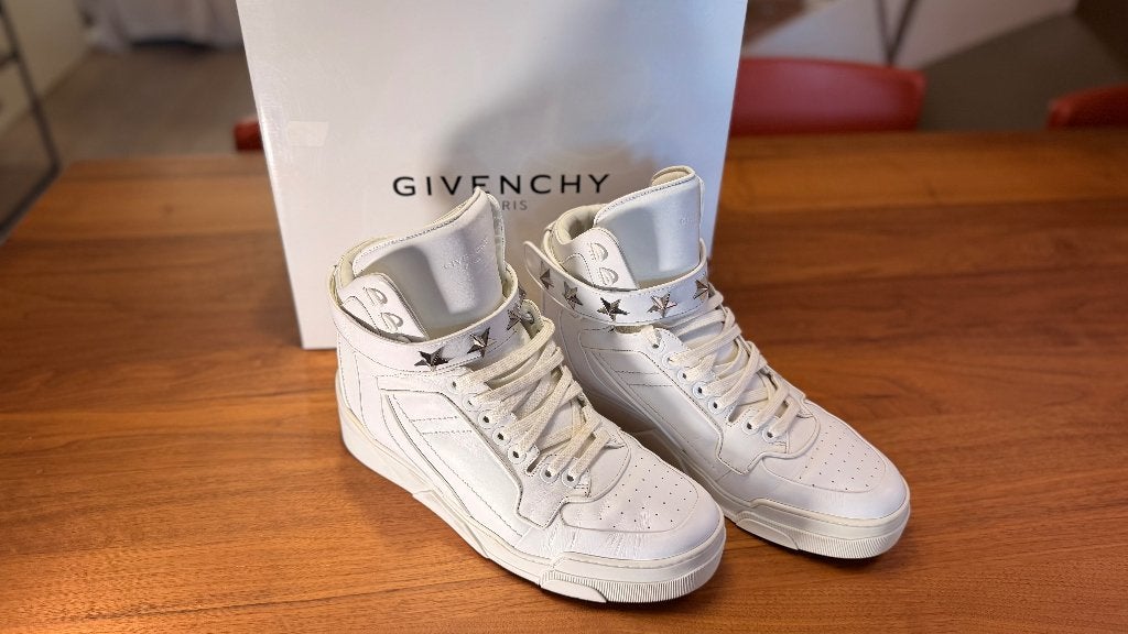 GIVENCHY Tyson Sneakers White 100% Kalfsleer, Kleding | Heren, Schoenen, Verzenden, Wit, Sneakers of Gympen, Givenchy