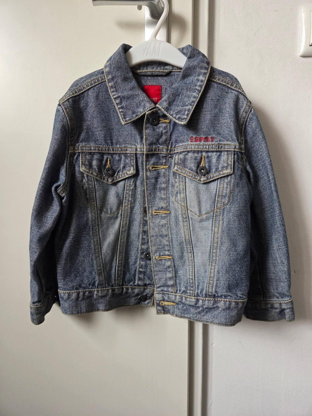 Esprit spijkerjasje voor meisjes 104/110 - 4/5 jaar, Kinderen en Baby's, Kinderkleding | Maat 104, Ophalen of Verzenden, Gebruikt