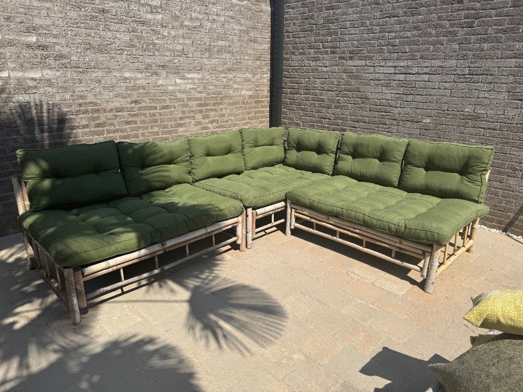 Tuinkussens / Palletkussens / Loungekussens Florence Groen, Tuin en Terras, Tuinmeubel-accessoires, Ophalen, Zo goed als nieuw
