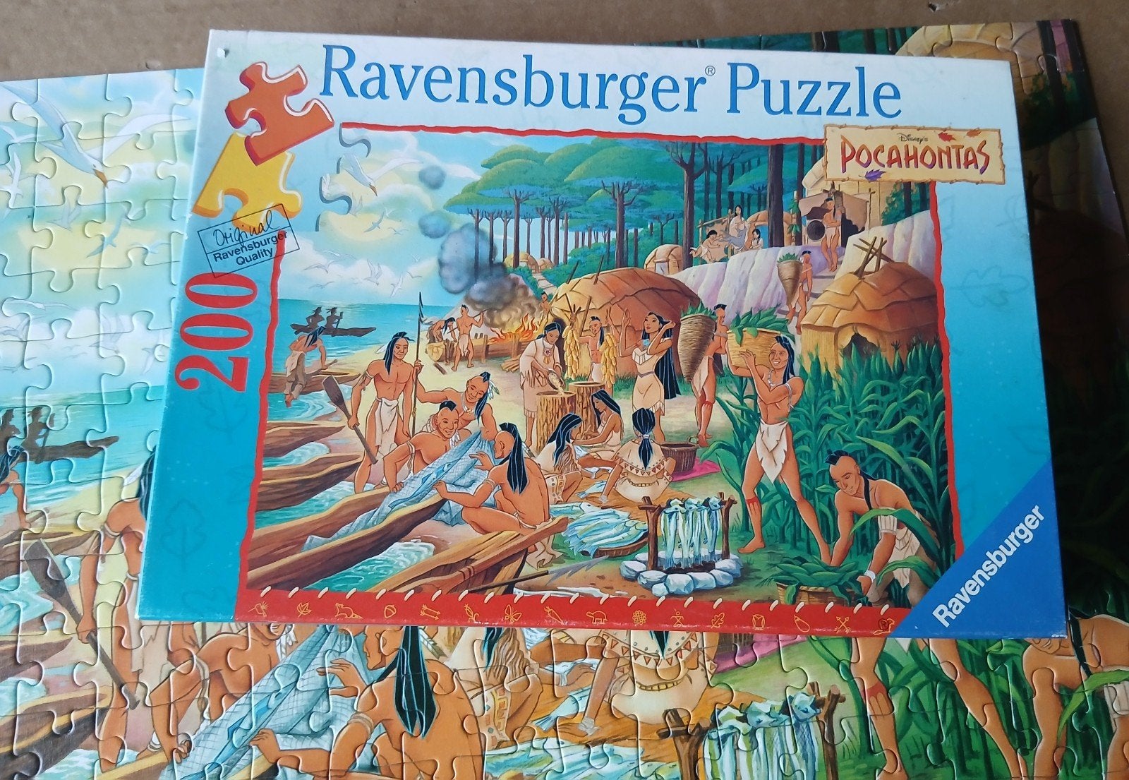 Ravensburger Disney Pocahontas puzzel 200 stukjes, Ophalen of Verzenden, Gebruikt