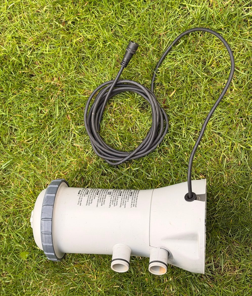 Intex Krystal Clear filterpomp met adapter en 2 filters, Ophalen of Verzenden, Gebruikt, Zwembadpomp