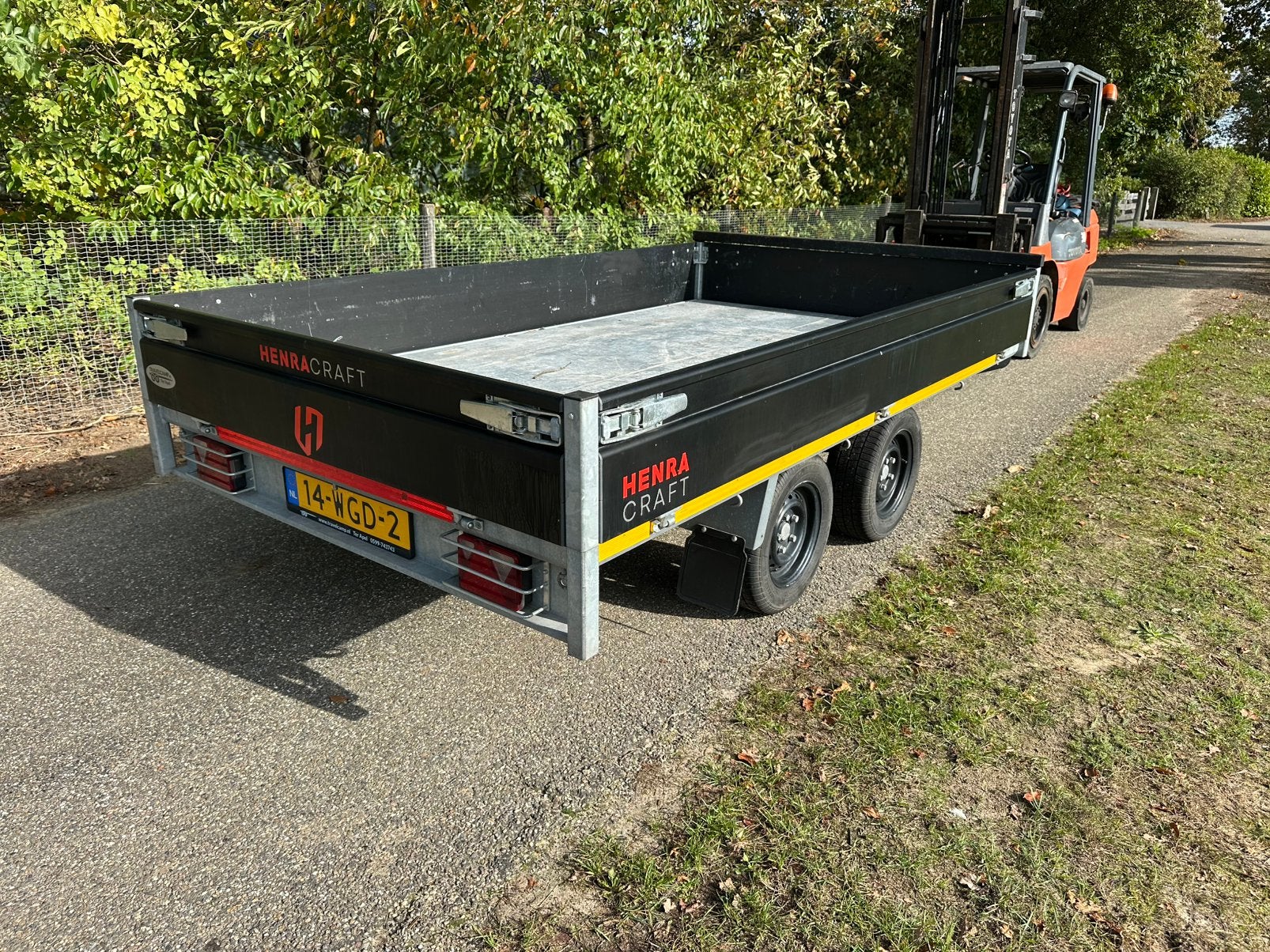 Henra black edition plateau tandemasser !!!, Auto diversen, Ophalen of Verzenden, Zo goed als nieuw