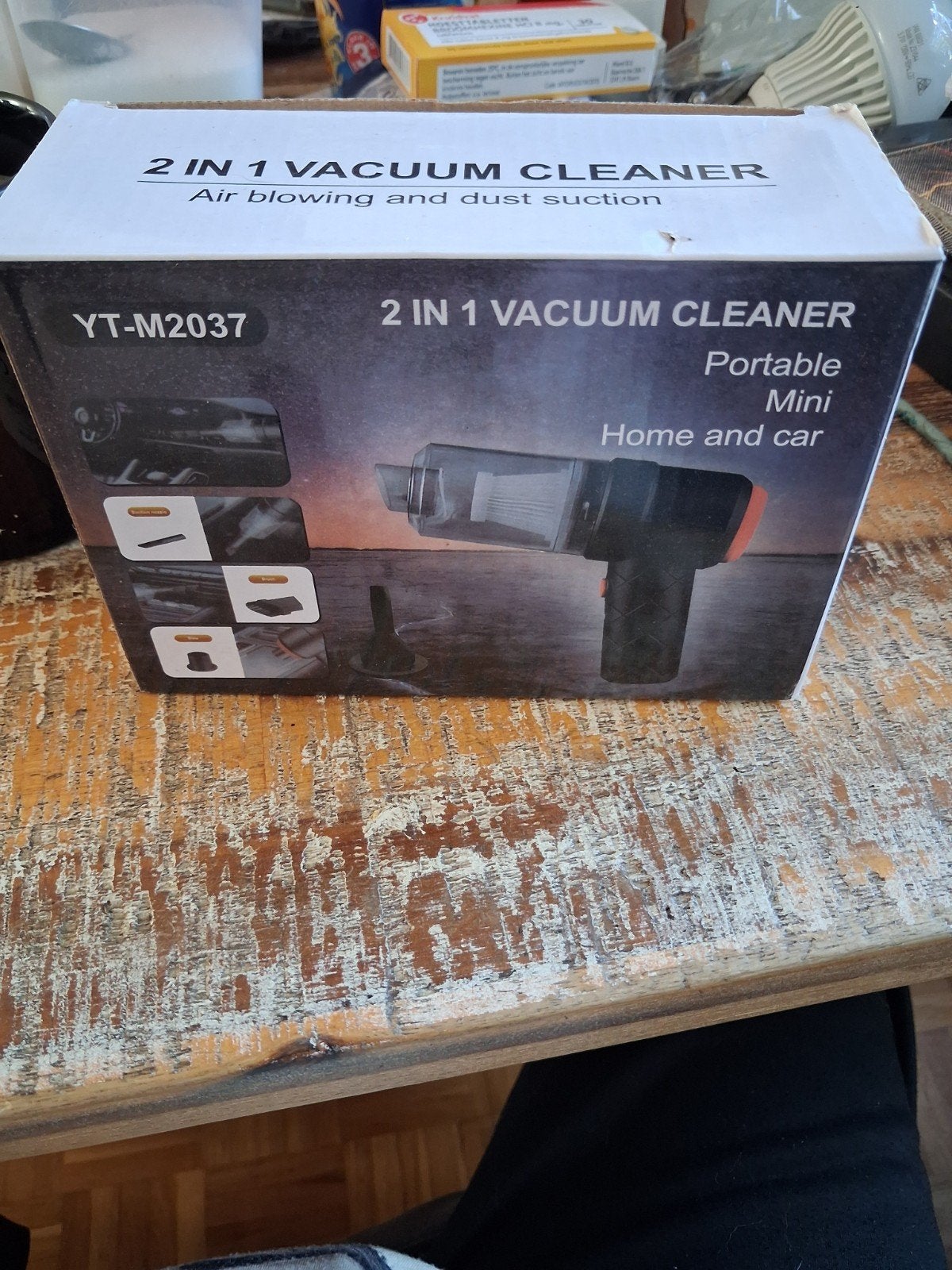 2-in-1 Draagbare Stofzuiger & Luchtblazer voor Thuis/Auto, Ophalen, Overige merken, Kruimeldief, Draadloos