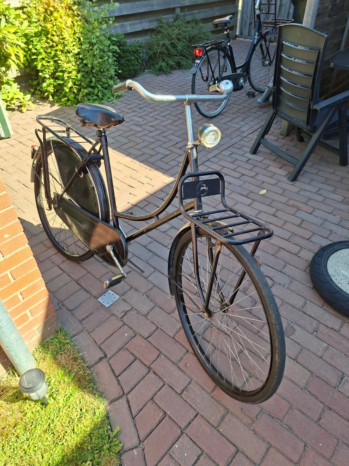 Ouderwetse omafiets Champion, Terugtraprem, Ophalen of Verzenden, Champion, 53 tot 56 cm