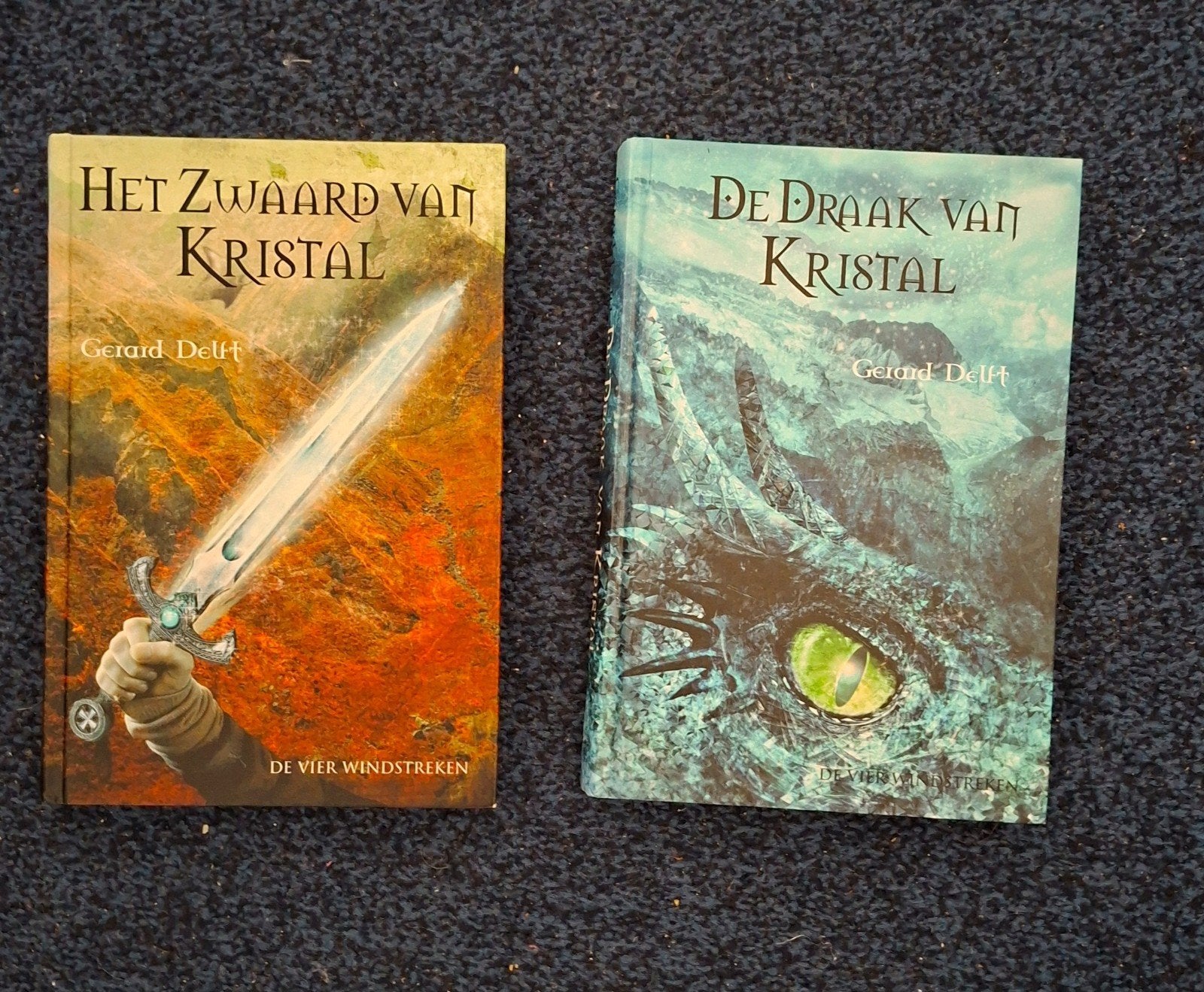 Het Zwaard van Kristal & De Draak van Kristal - Gerard Delft, Ophalen of Verzenden, Zo goed als nieuw