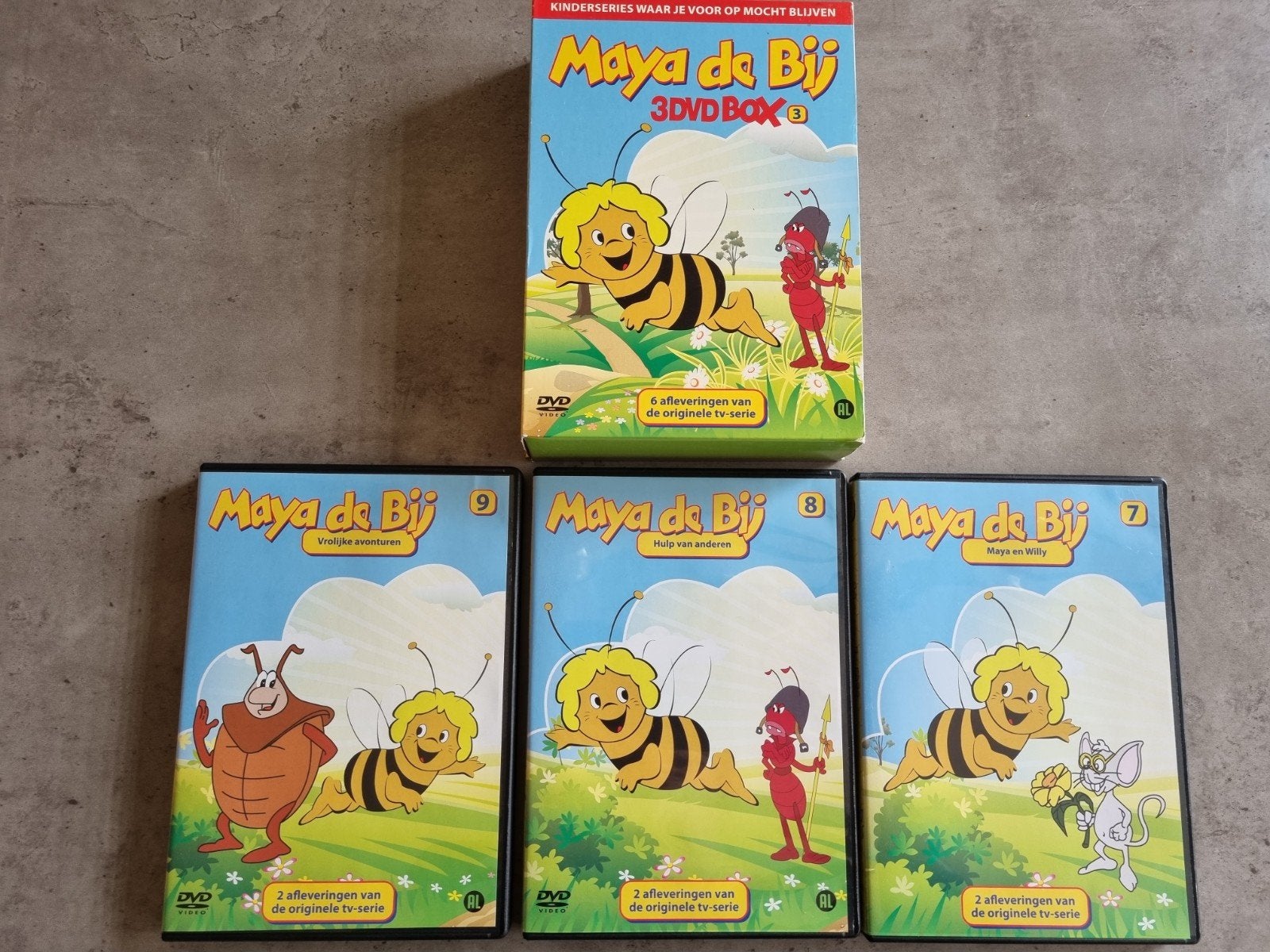 Studio100, Orig,3DVDBox,MAYA DE BIJ,Deel 7/8/9,Nederl,Inwst!, Alle leeftijden, Ophalen of Verzenden, Zo goed als nieuw, Boxset