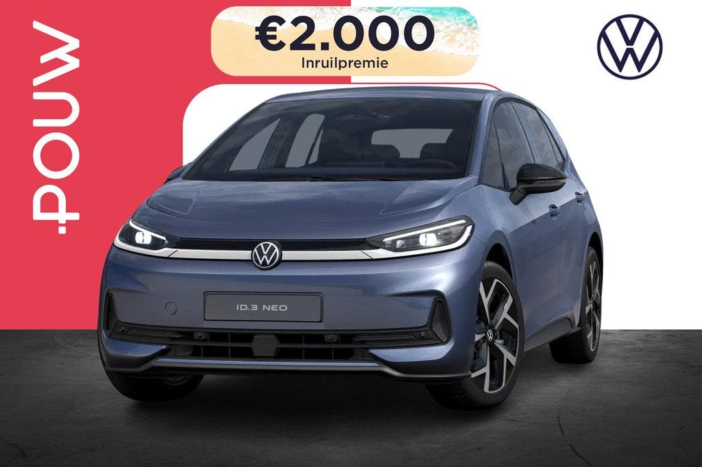 Volkswagen ID.3 Neo Life 190pk 58 kWh | LMV 19'' | Voorstoel, Auto's, Volkswagen, Automaat, 12 maanden, Zwart, 190 pk
