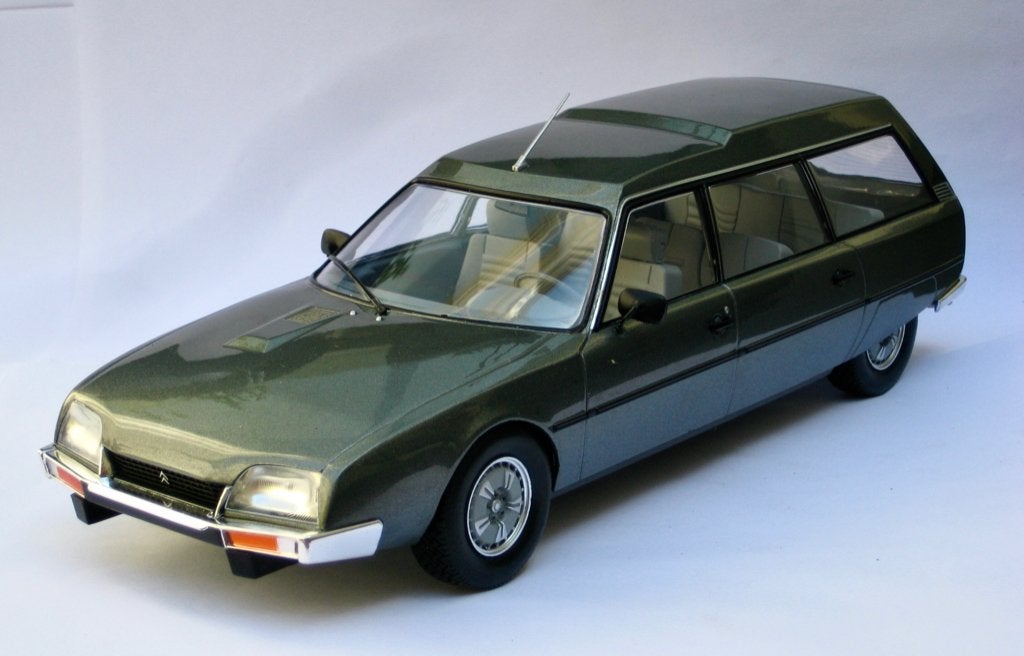 Citroen CX Break familiale grijs met. Model Car Group 1:18, Ophalen of Verzenden, Nieuw, Auto, Overige merken