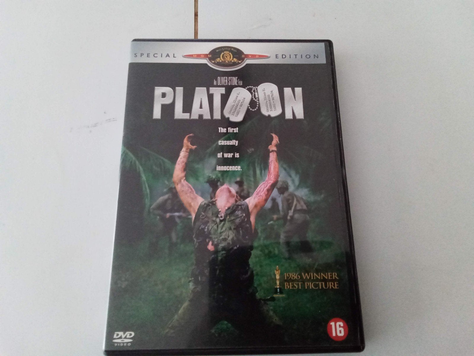 Platoon ( Oorlog ( DVD, Engels, Vanaf 16 jaar, Nederlands, Ophalen of Verzenden