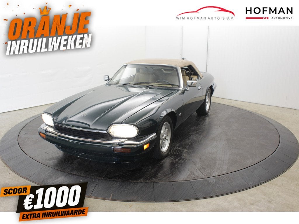 Jaguar XJ-S 4.0 XJS Convertible perf staat nieuwe cabriokap, Auto's, Jaguar, Automaat, Achterwielaandrijving, Gebruikt, Beige