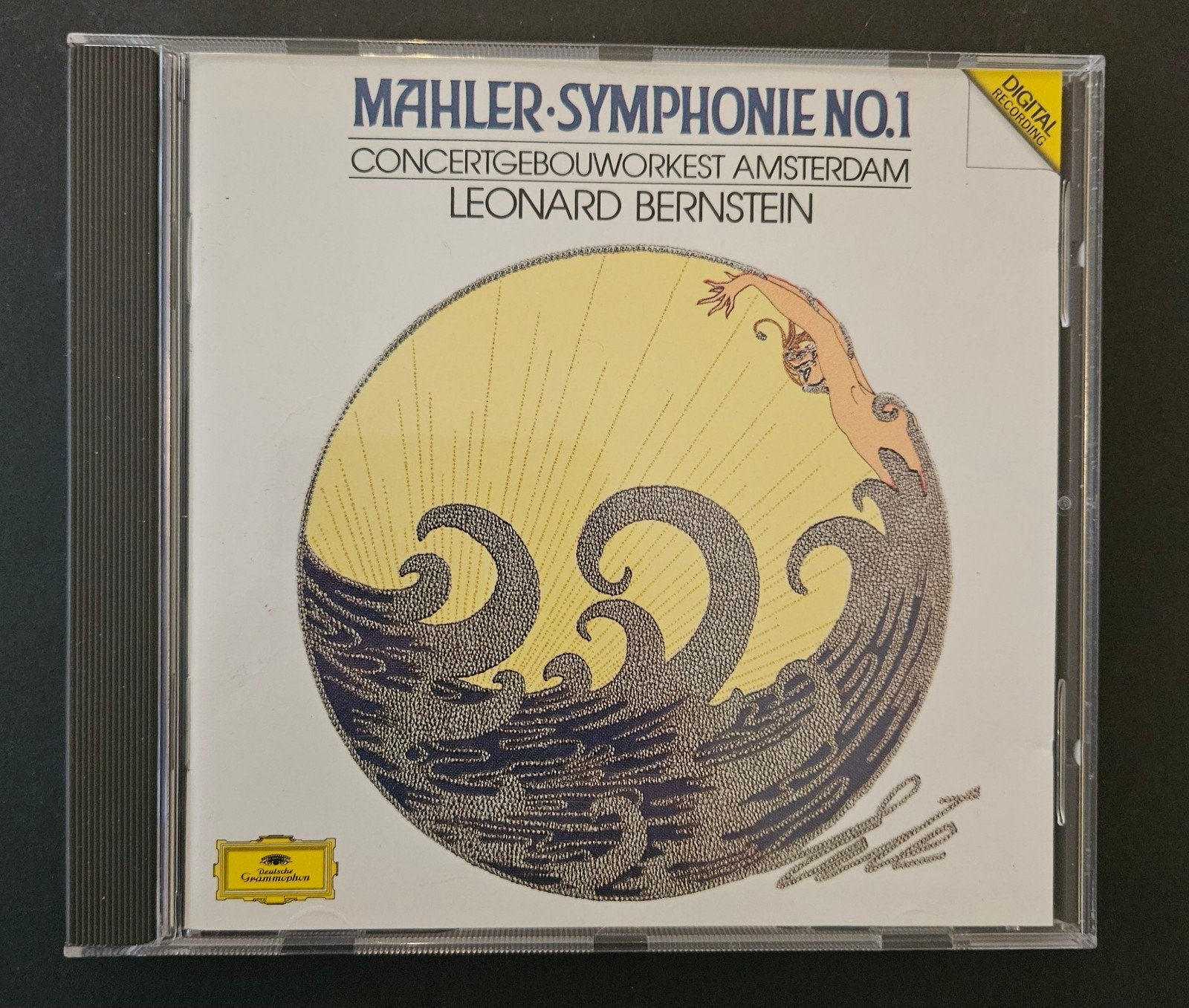 Mahler – Symfonie nr. 1 | Leonard Bernstein | Deutsche Gramm, Ophalen of Verzenden, Romantiek, Zo goed als nieuw, Orkest of Ballet