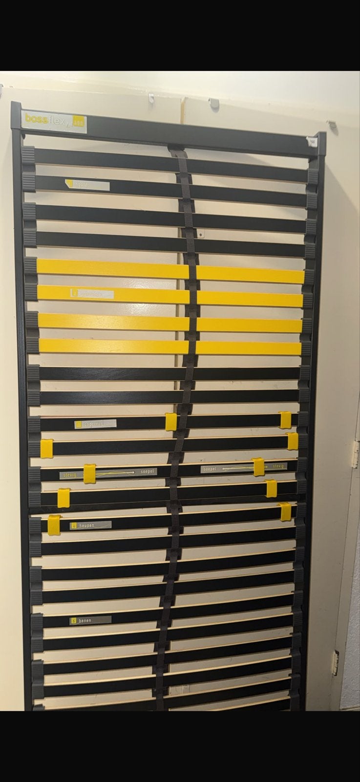 Bodem voor 160 cm bed 2 keer 80x200 cm - Bossflex Basic, Ophalen, Gebruikt, 90 cm, Eenpersoons