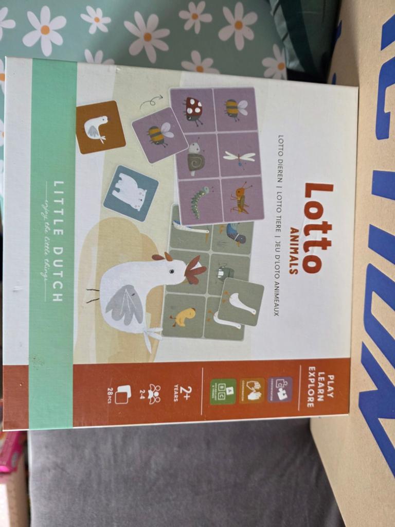 Little Dutch Lotto Dieren Memory Spel, Ophalen of Verzenden, Zo goed als nieuw, Overige typen