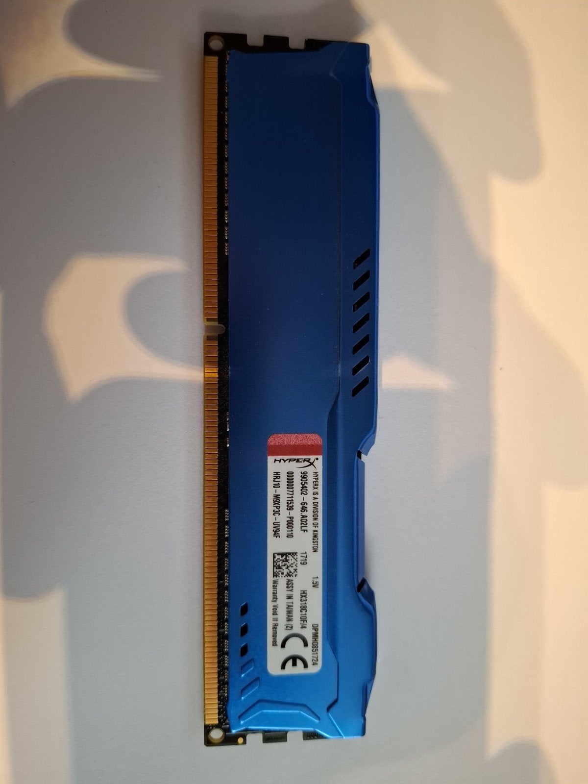 HyperX Fury 8GB DDR3 RAM Geheugenmodule, Gebruikt, Server, 8 GB, DDR3