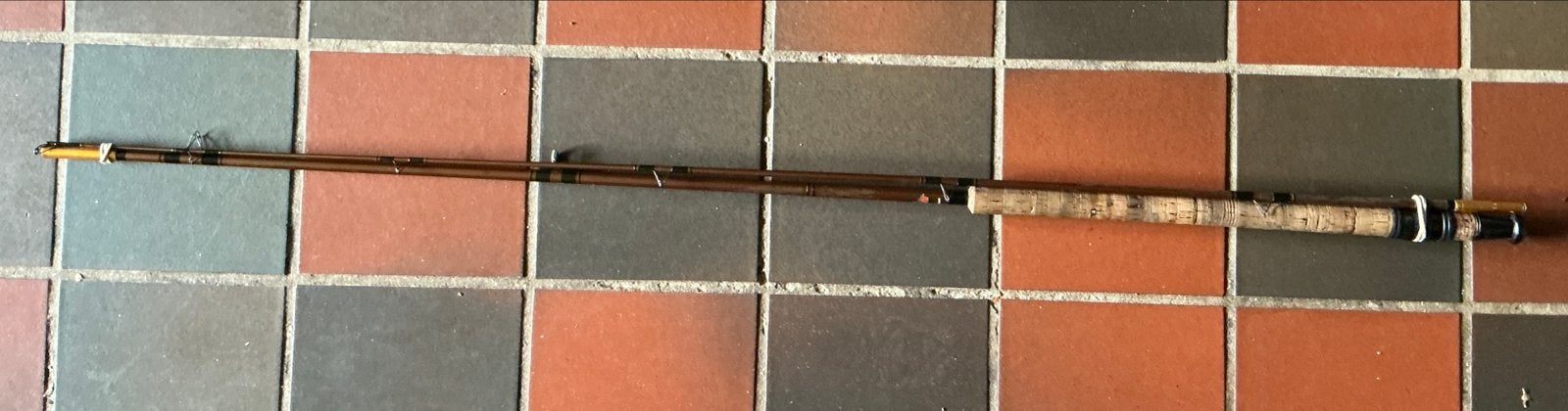 Handgemaakte Jan Schreiner Combi-Hengel (2x 1.30m), Ophalen of Verzenden, Zo goed als nieuw, Complete hengel