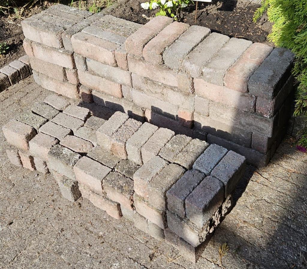 Betonklinkers, Tuin en Terras, Tegels en Klinkers, Ophalen, Gebruikt, Beton, Klinkers